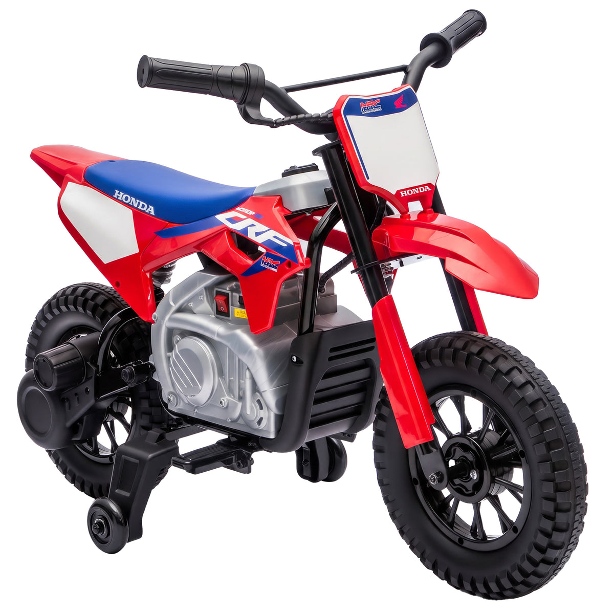 Kids' Electric Motorcycle HONDA CRF 450R 12V Children's Motocross with 35W Motor, Lithium Battery, Rear