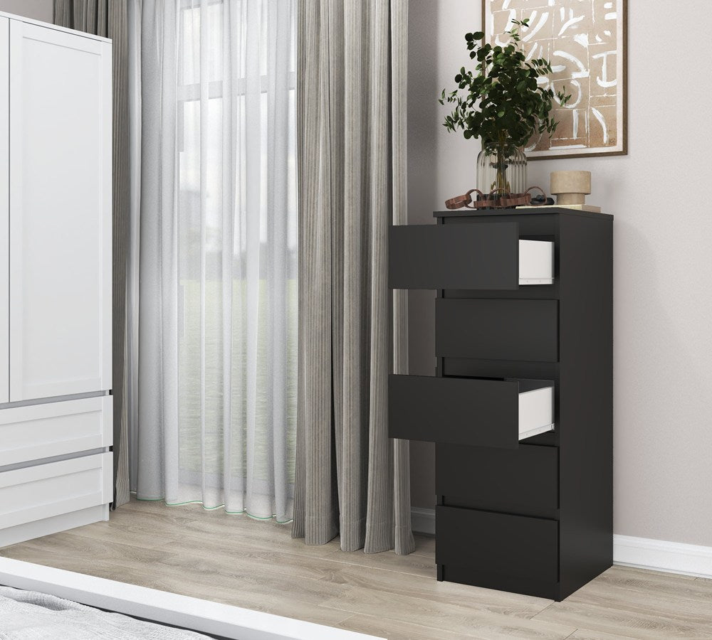 Kommode Malwa W5 SCHWARZ – Produktabbildung 3