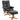 Recliner chair with ottoman, storage space, upholstered TV chair with reclining function, 360° swivel TV