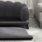Dog Sofa Dog Couch, Washable Cover, Pet Sofa with Backrest and Wooden Legs, Cat Sofa, for Medium-Sized Dogs (9)