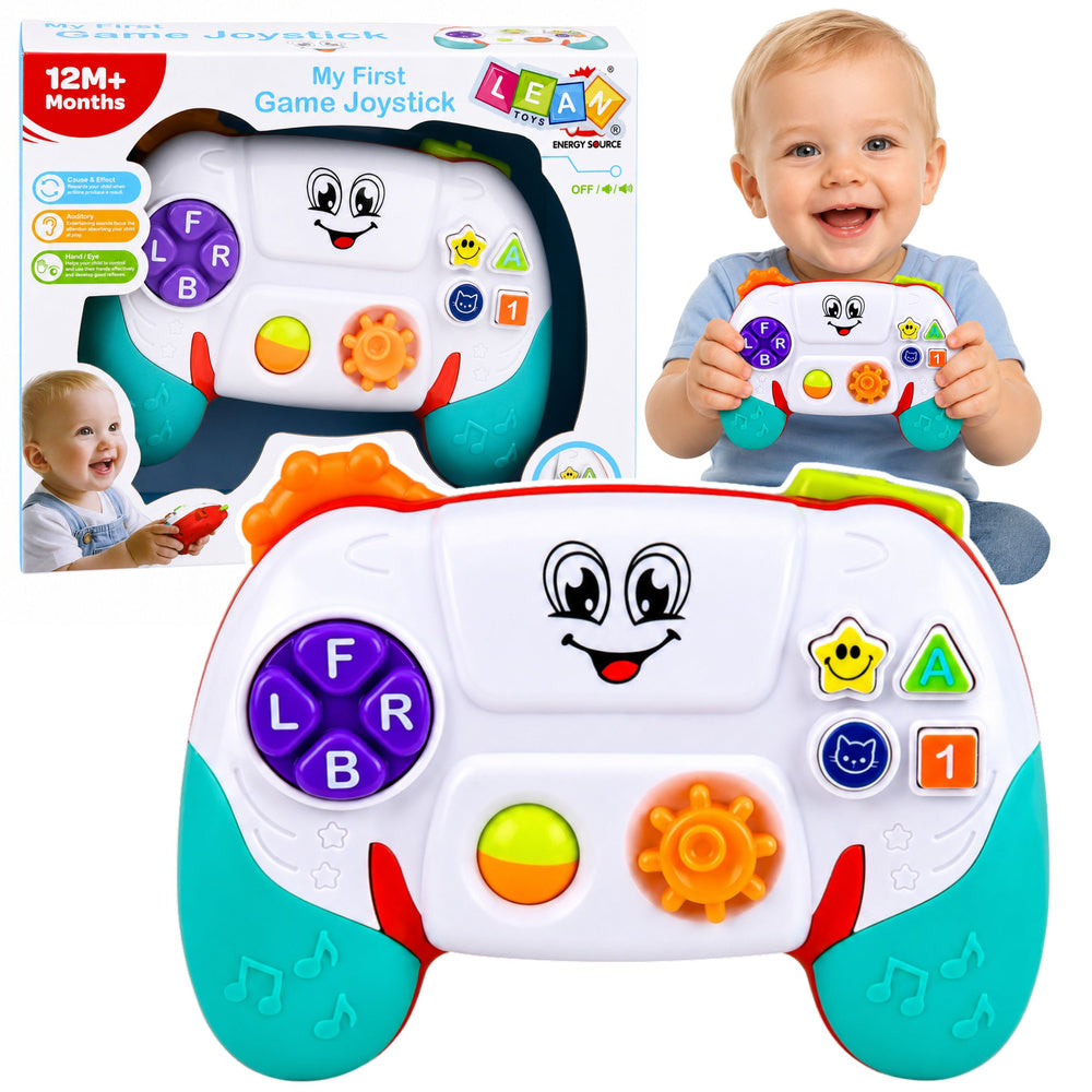 Interactive learning pad for toddlers with lights, sounds, and melodies