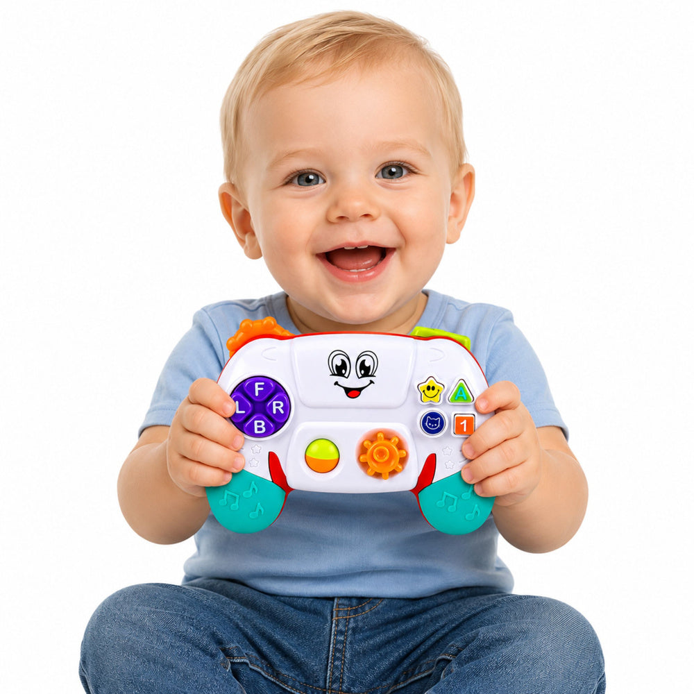 Interactive learning pad for toddlers with lights, sounds, and melodies (2)