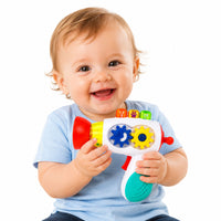 Interactive baby dryer with lights, sounds, gears and balls (2)
