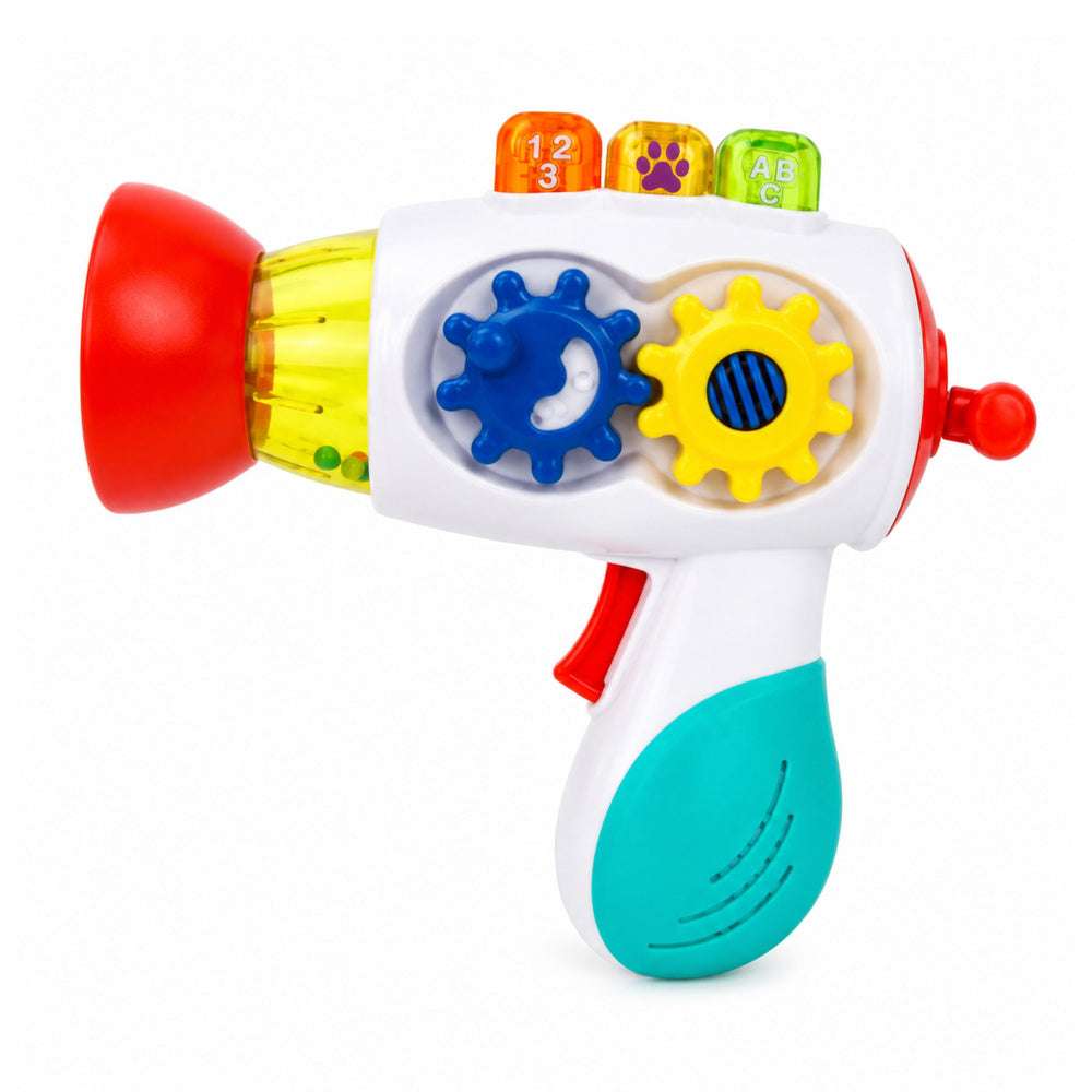 Interactive baby dryer with lights, sounds, gears and balls (3)