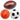 Set of 3 foam balls (soccer, basketball, rugby), 10 cm