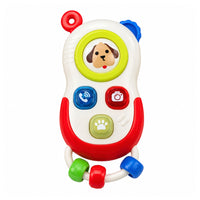 Interactive phone for toddlers: movable elements, lights, sounds (2)