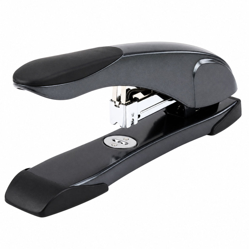 Large office and school stapler, holds up to 100 sheets, 23/10, black (2)