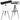 Metal outdoor easel, tripod, adjustable, black bag, 158 cm