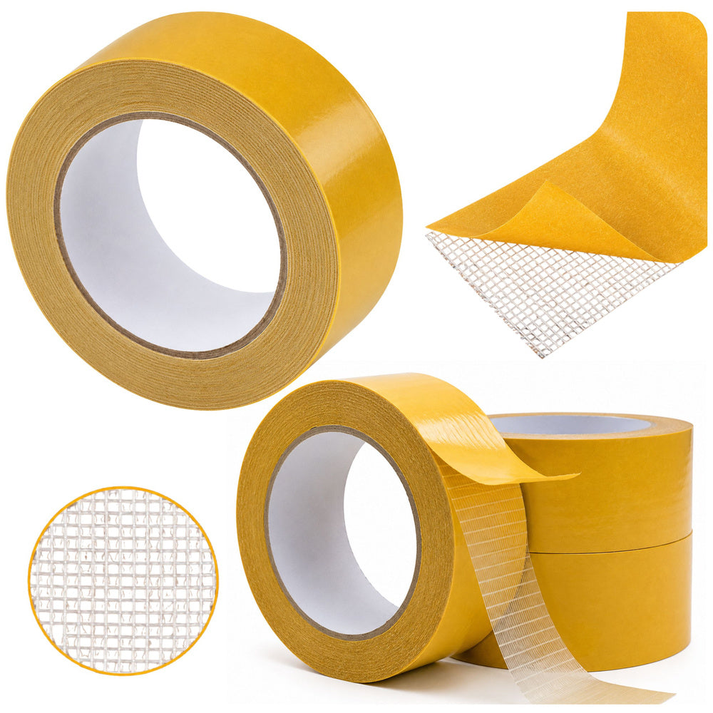 Double-sided reinforced mounting tape 50 mm x 25 m