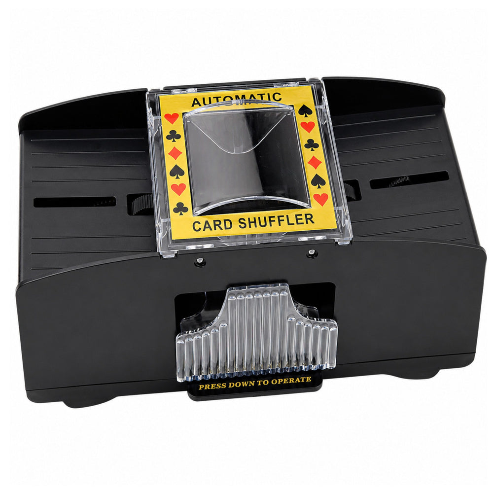 Automatic electronic playing card shuffler for 2 decks of cards (2)