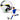 Training football for grass pitches, white, pattern, 22 cm, size 5