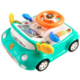 Interactive control panel, driving simulator, car lights, sounds, blue (2)