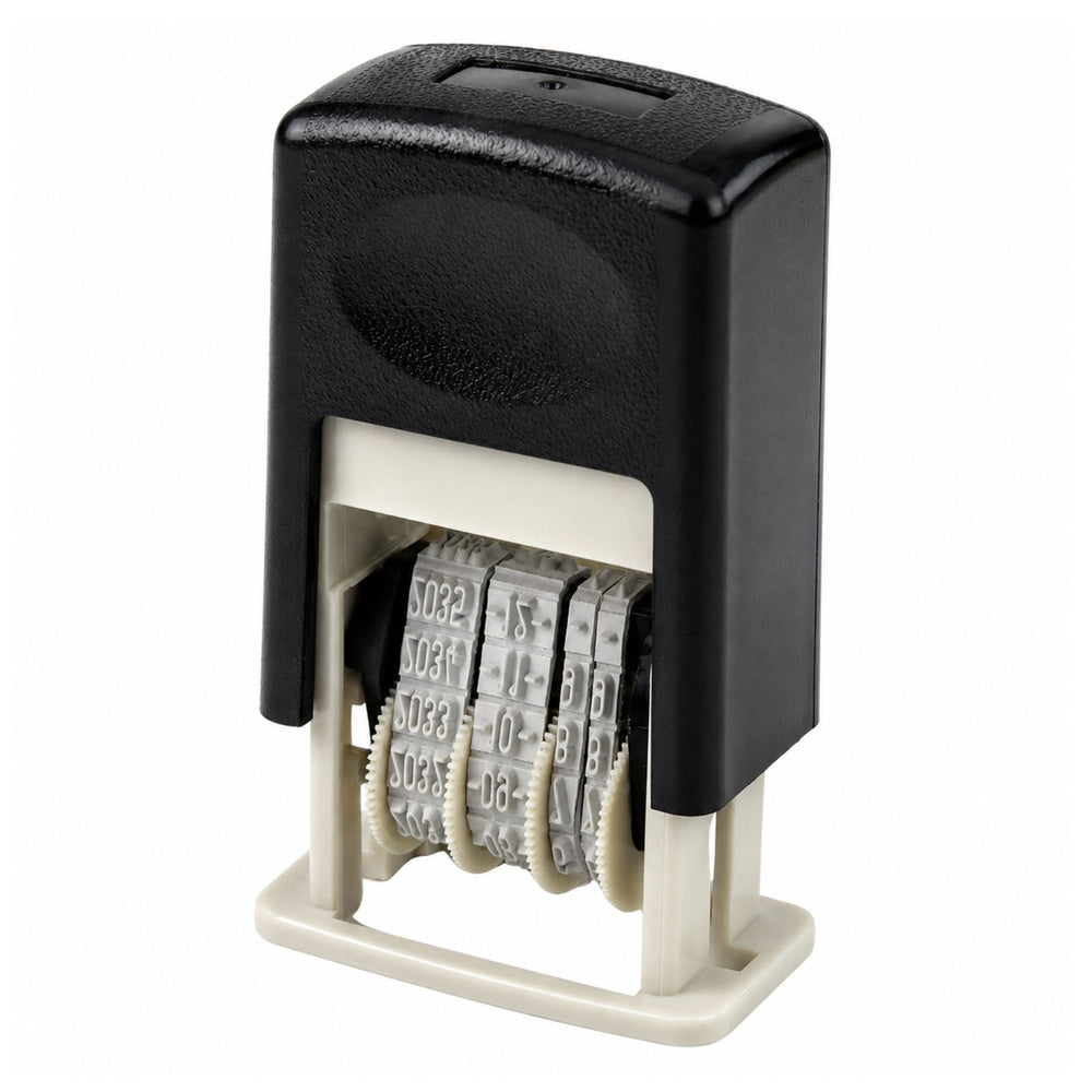 Automatic date stamp, adjustable office date stamp, black (2)