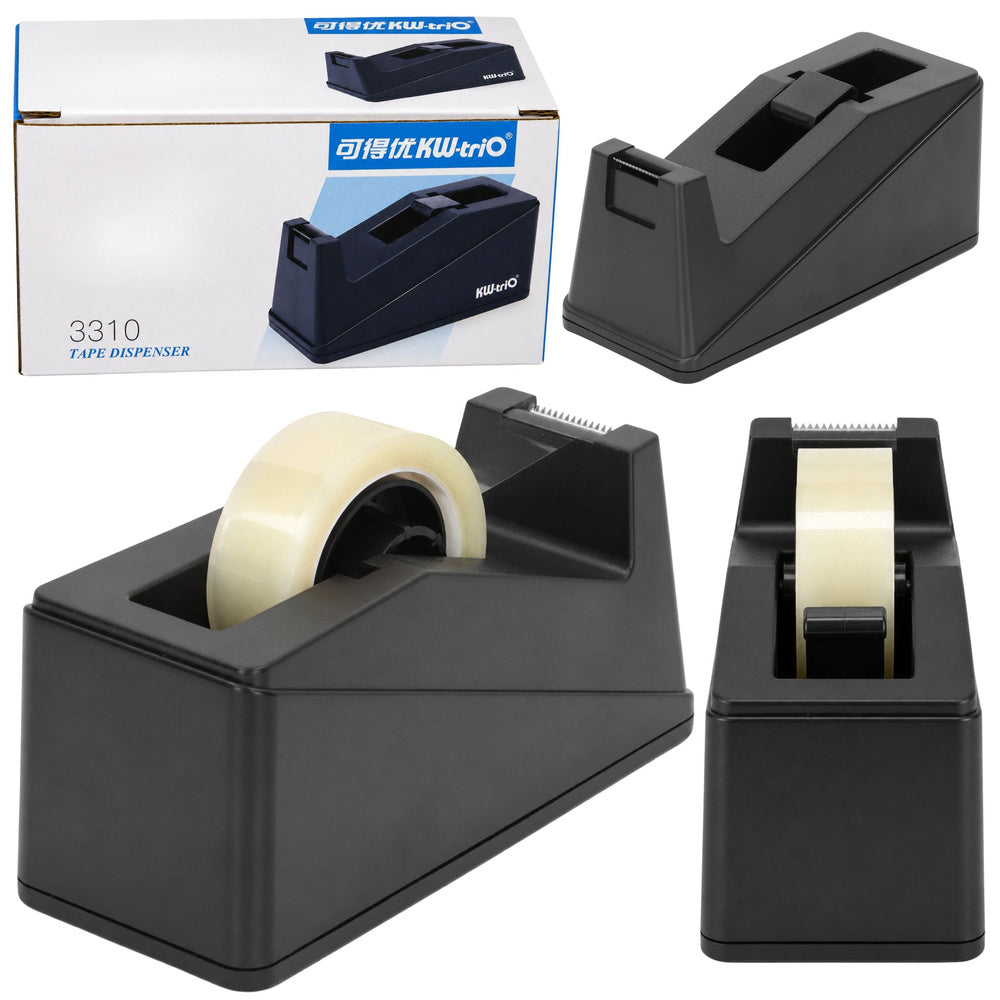 Office tape dispenser, classic black