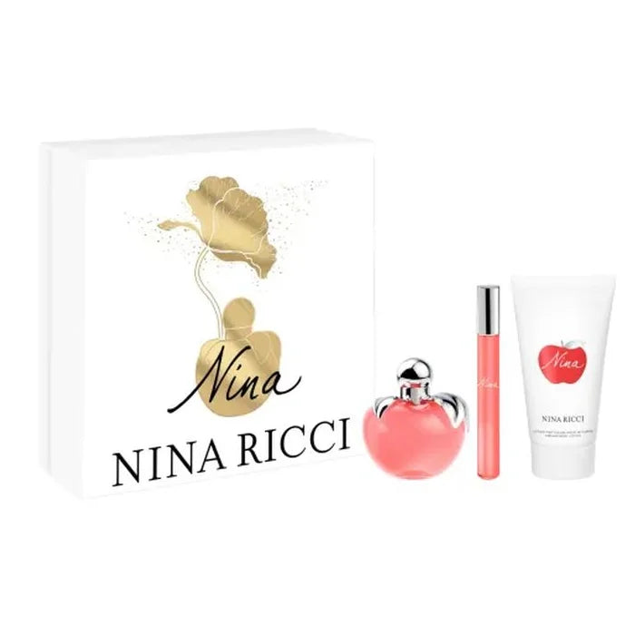 Nina Ricci Nina Eau De Toilette Spray 50ml 3-Piece Set