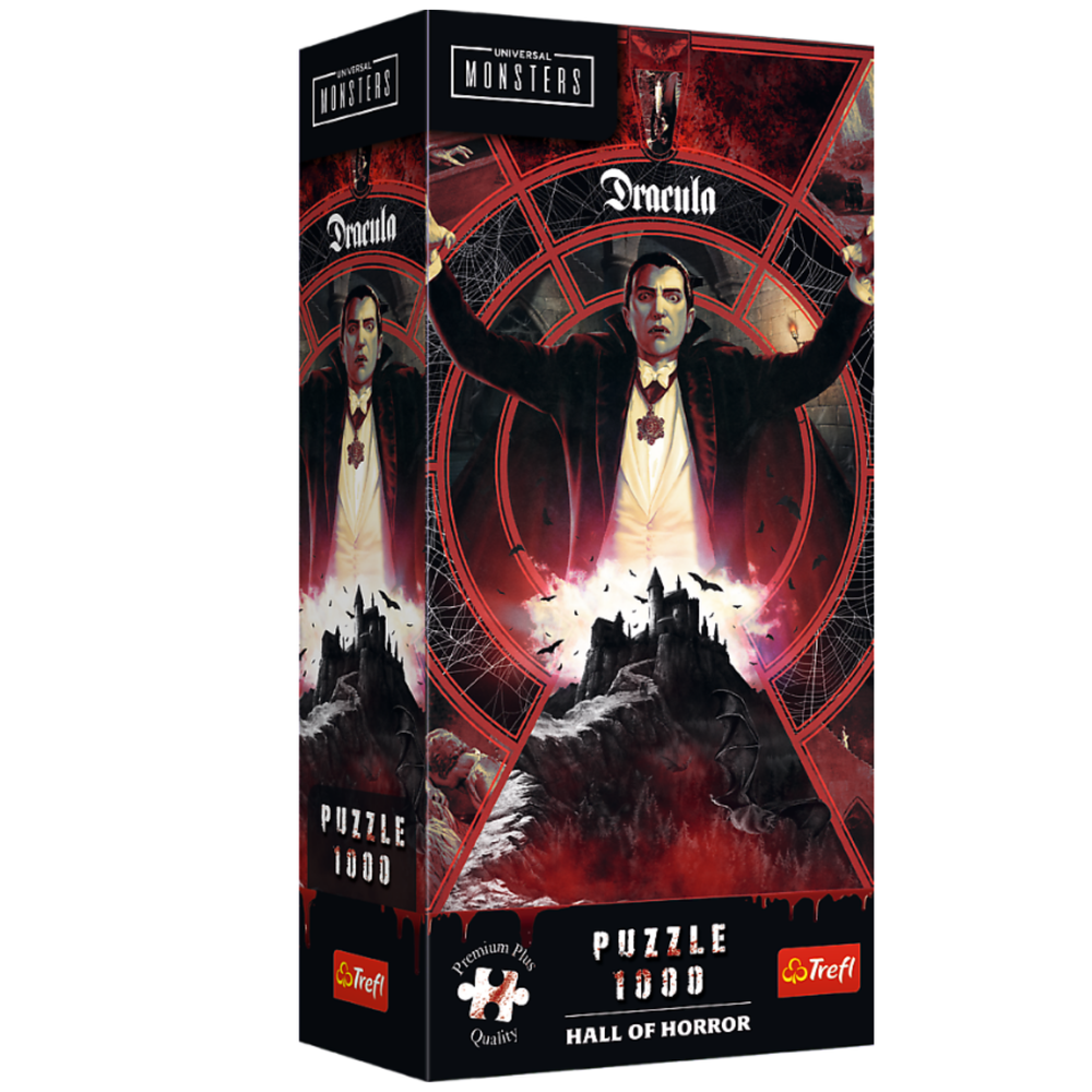 Puzzle - 1000 – Premium Plus – Hall of Horror: Dracula – Trefl 12109