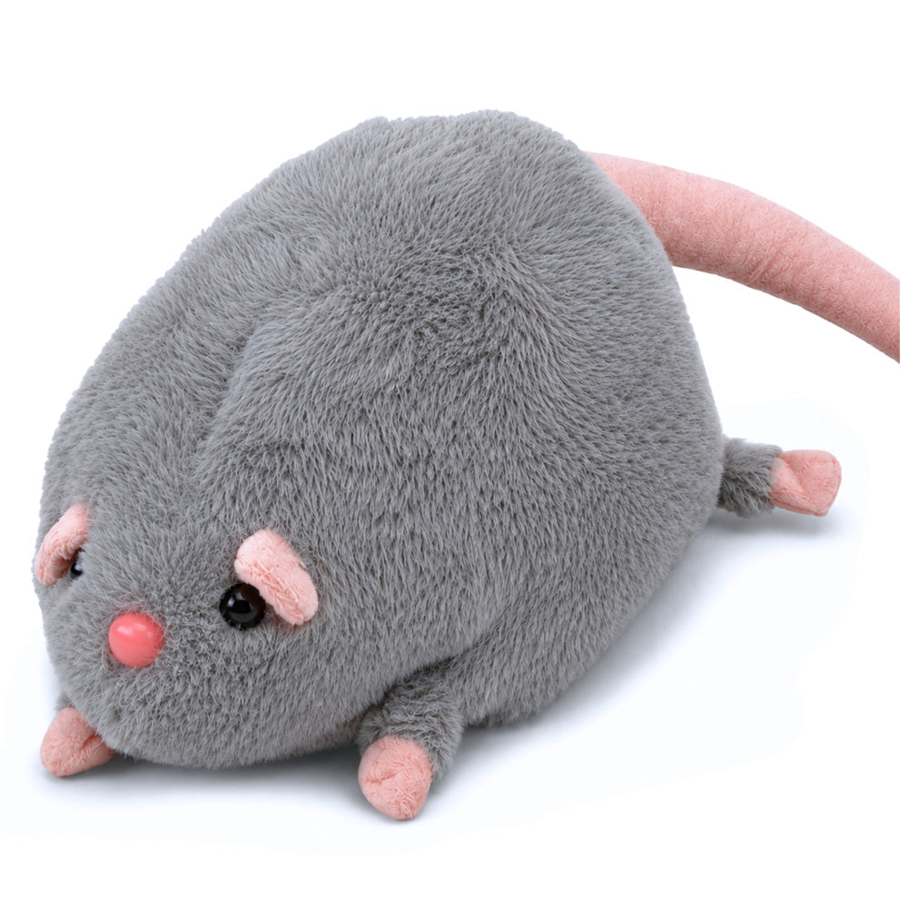 Plush rat with long tail, grey, 40 cm (2)