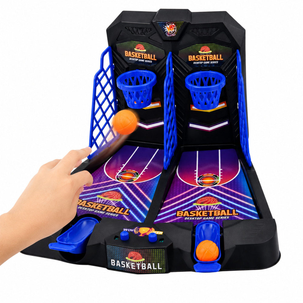 Mini table basketball dual-skill game for 2 players (scoring) (2)