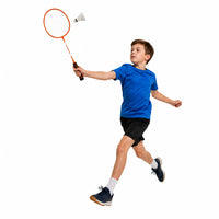 Badminton set, rackets, shuttlecock case, orange (3)
