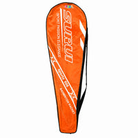 Badminton set, rackets, shuttlecock case, orange (6)