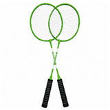 Badminton set, rackets, shuttlecock case, green (3)