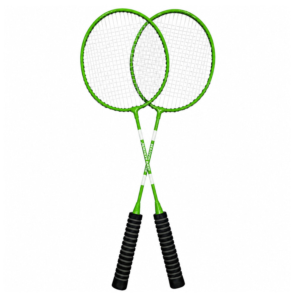 Badminton set, rackets, shuttlecock case, green (3)