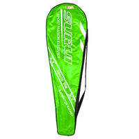 Badminton set, rackets, shuttlecock case, green (6)