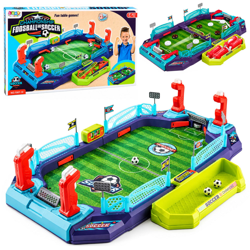2-in-1 tabletop game for 2 players with score counter