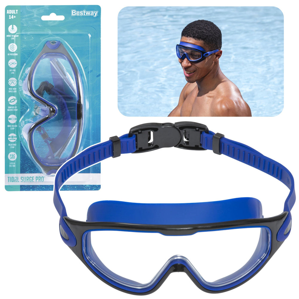 Bestway 21194 Adjustable Swim Goggles in Black and Blue
