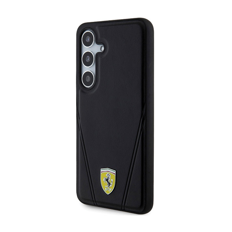 Ferrari Hot Stamp V Lines MagSafe - cover for Samsung Galaxy S24+ (black) (2)