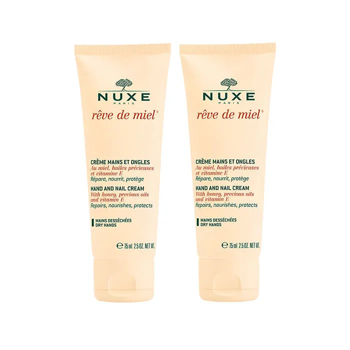 Nuxe Rêve de Miel Hand and Nail Cream 2x50ml