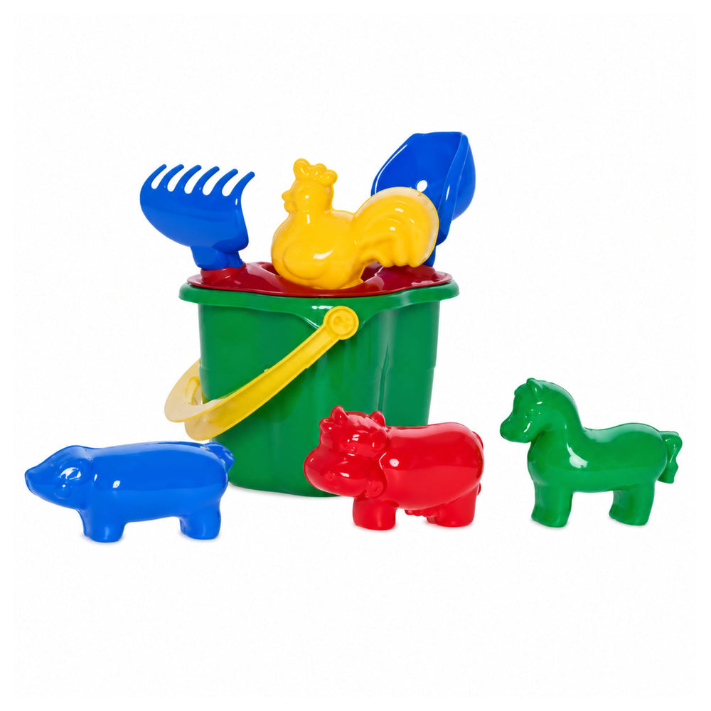 Clover Sand Set Bucket Sieve Molds Shovel Rake 8-piece