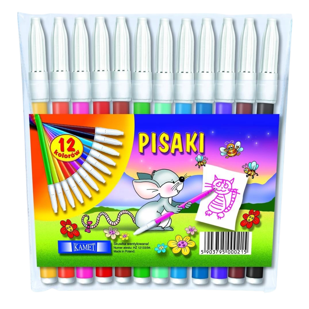 KAMET Felt-tip pens 12 colors