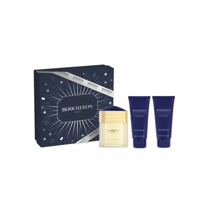 Boucheron Homme Eau de Parfum Spray 100ml 3-Piece Set