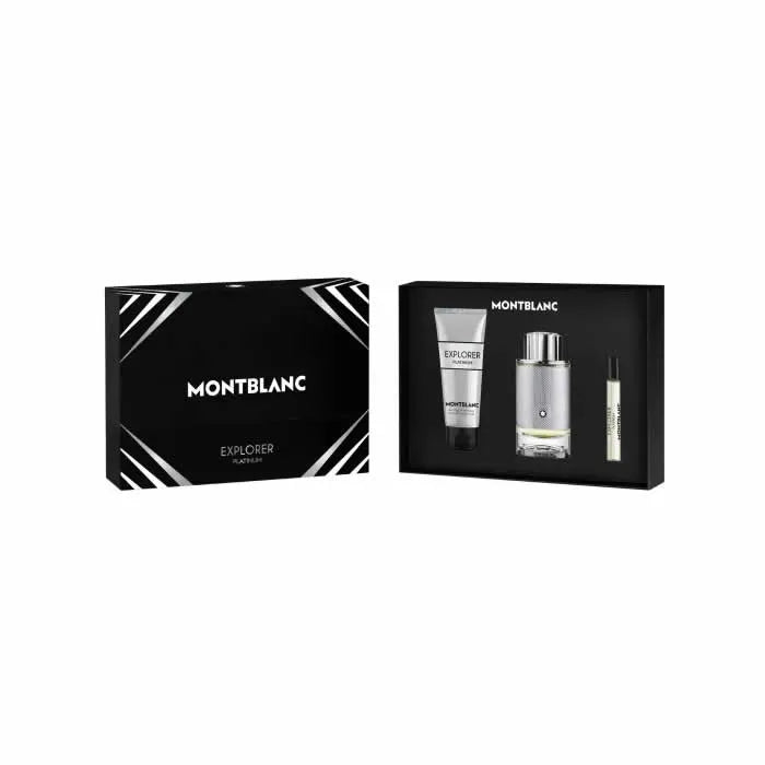 Montblanc Explorer Platinum Eau De Parfum Spray 100ml 3-Piece Set