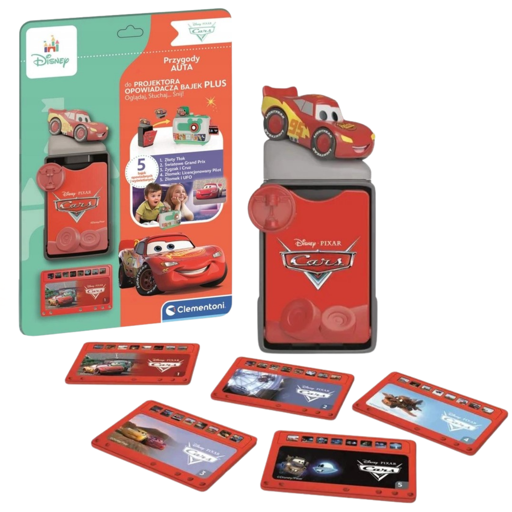 DISNEY PLUS Projector Stories – Cars – Polish Language Clementoni 50460