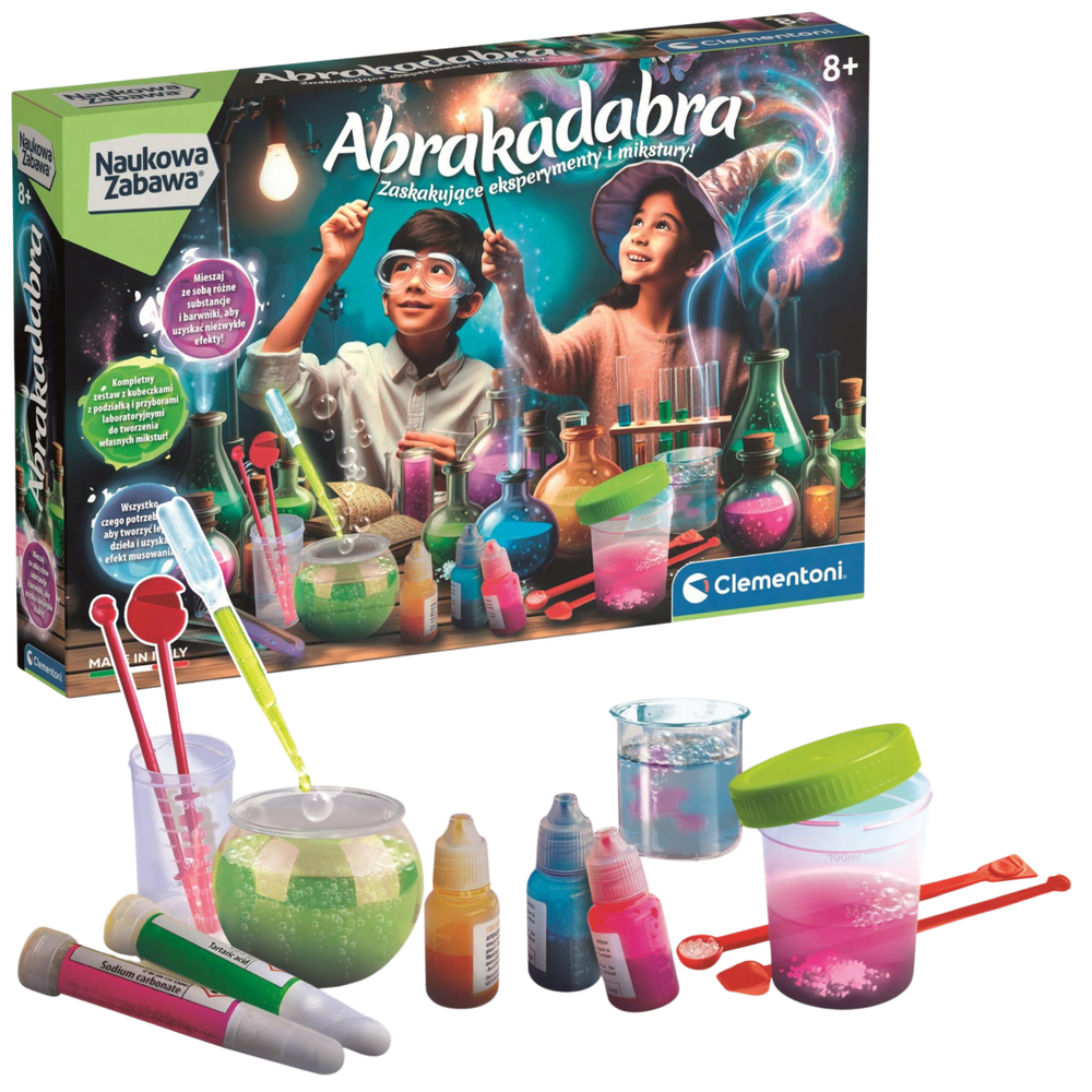 Abracadabra Chemistry Science Fun in Polish Clementoni 50437