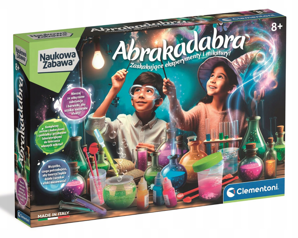 Abracadabra Chemistry Science Fun in Polish Clementoni 50437