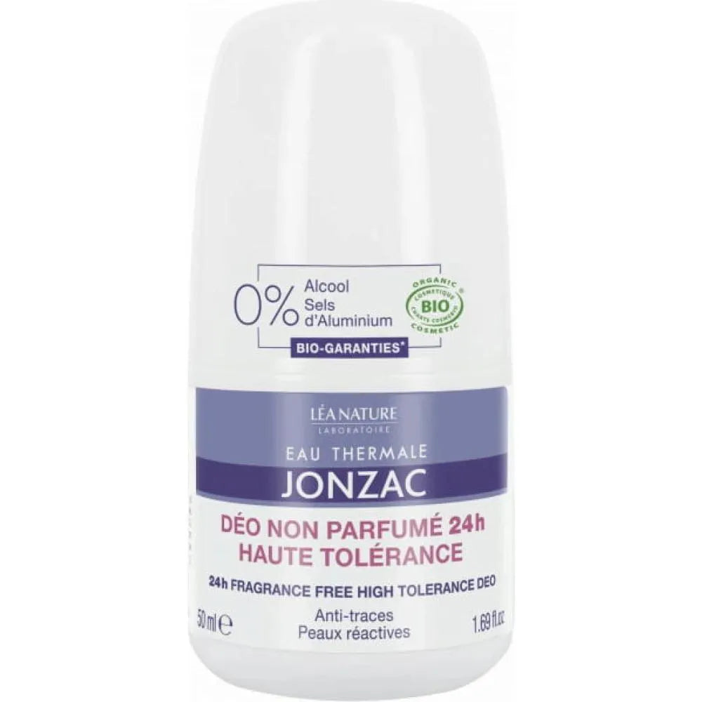 Jonzac Fragrance-Free 24h Roll-On Deodorant 50ml