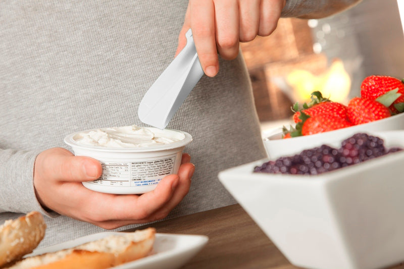 Quirky Scoop - Messlöffel und Streichmesser (Weiß) (2)