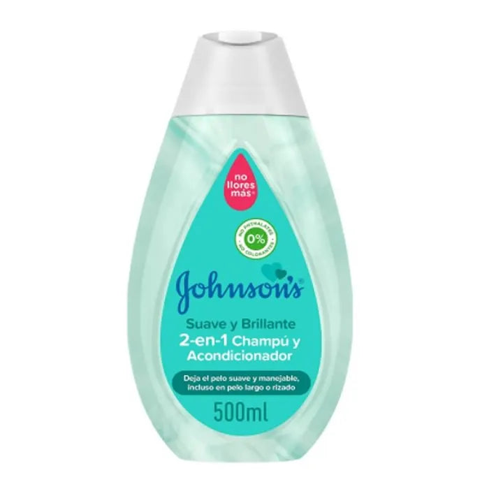 Johnson's Soft & Shiny 2-in-1 Shampoo & Conditioner 500ml