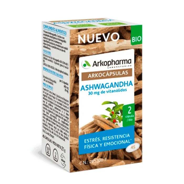 Arkocaps Ashwagandha Organic 45 Capsules