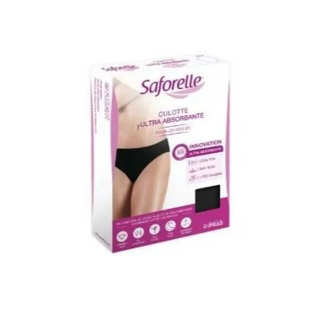 Saforelle Ultra-Absorbent Period Panties Black Size XL