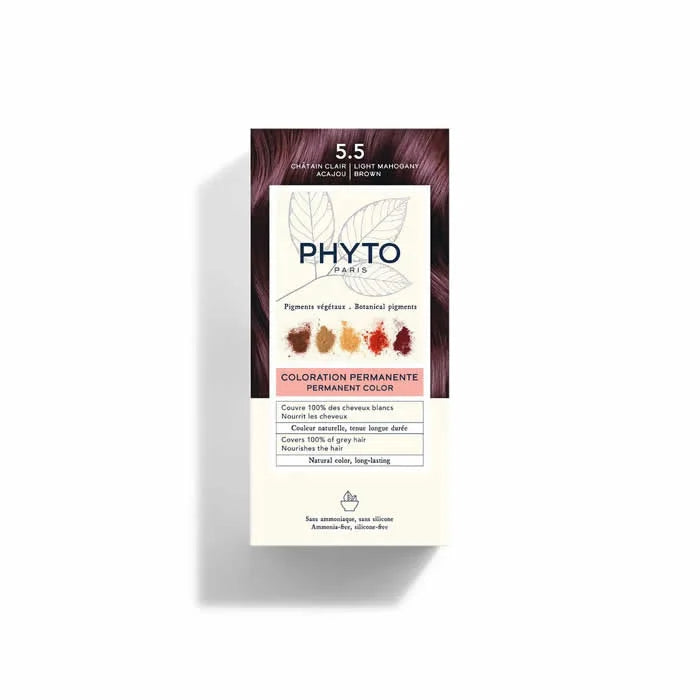 Phytocolor Hair Colour 5.5 Light Mahogany Brown 180g