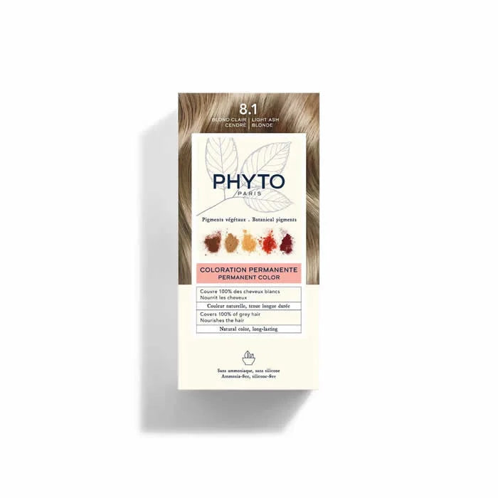 Phytocolor Hair Colour 8.1 Light Ash Blonde 180g