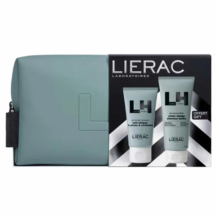 Lierac Homme Anti-Fatigue Moisturizing Gel 50ml 3-Piece Set