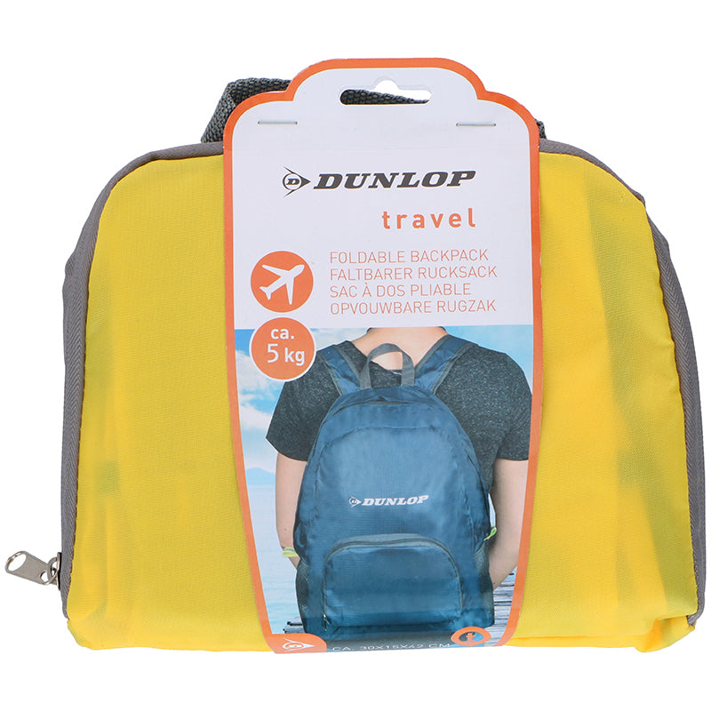 Dunlop - Folding backpack (yellow) (3)
