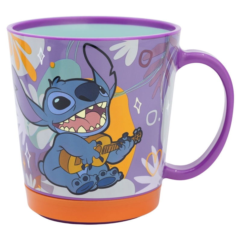 Disney Stitch - Dropsafe mug with non-stick coating from the Aloha collection 410 ml