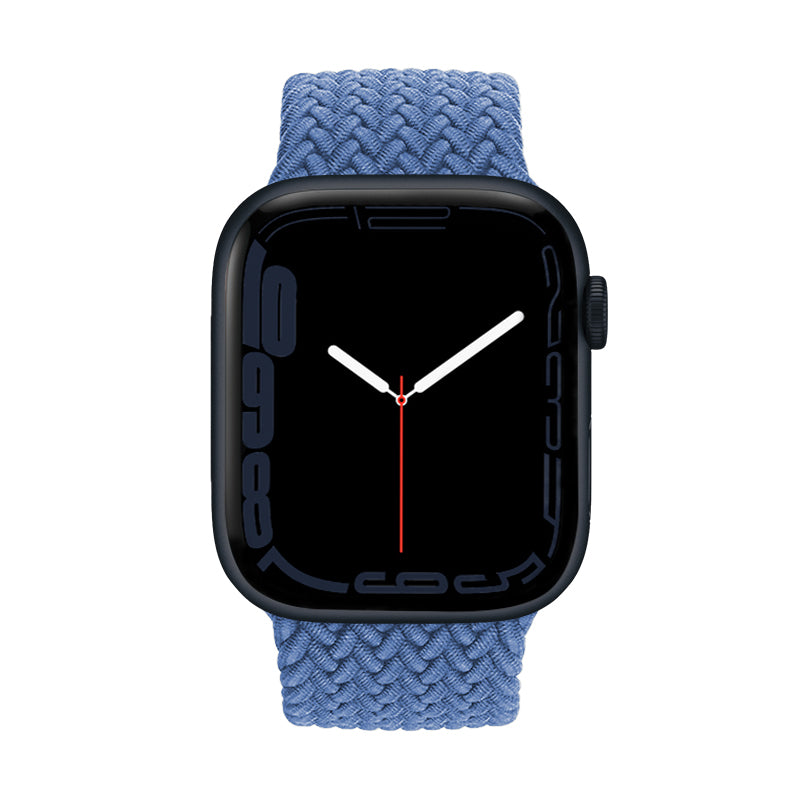 Crong Wave Band – Braided strap for Apple Watch 44/45/46/49 mm (blue) (2)