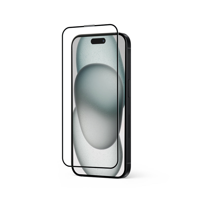 Crong Antibacterial 3D Armor Glass - 9H tempered glass with full adhesive for iPhone 16 Plus / iPhone 15 Plus + (2)